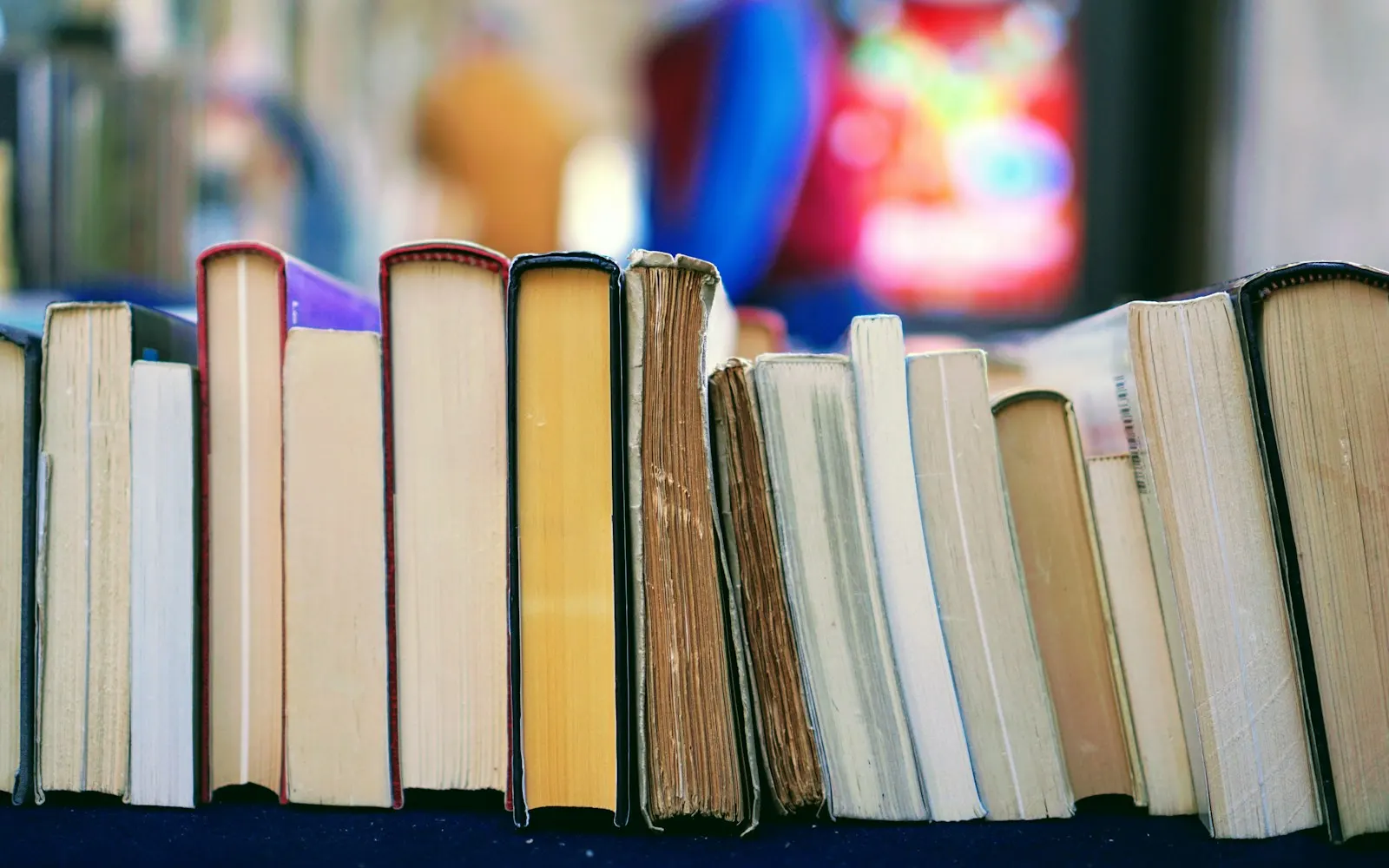 Books representing an author campaign